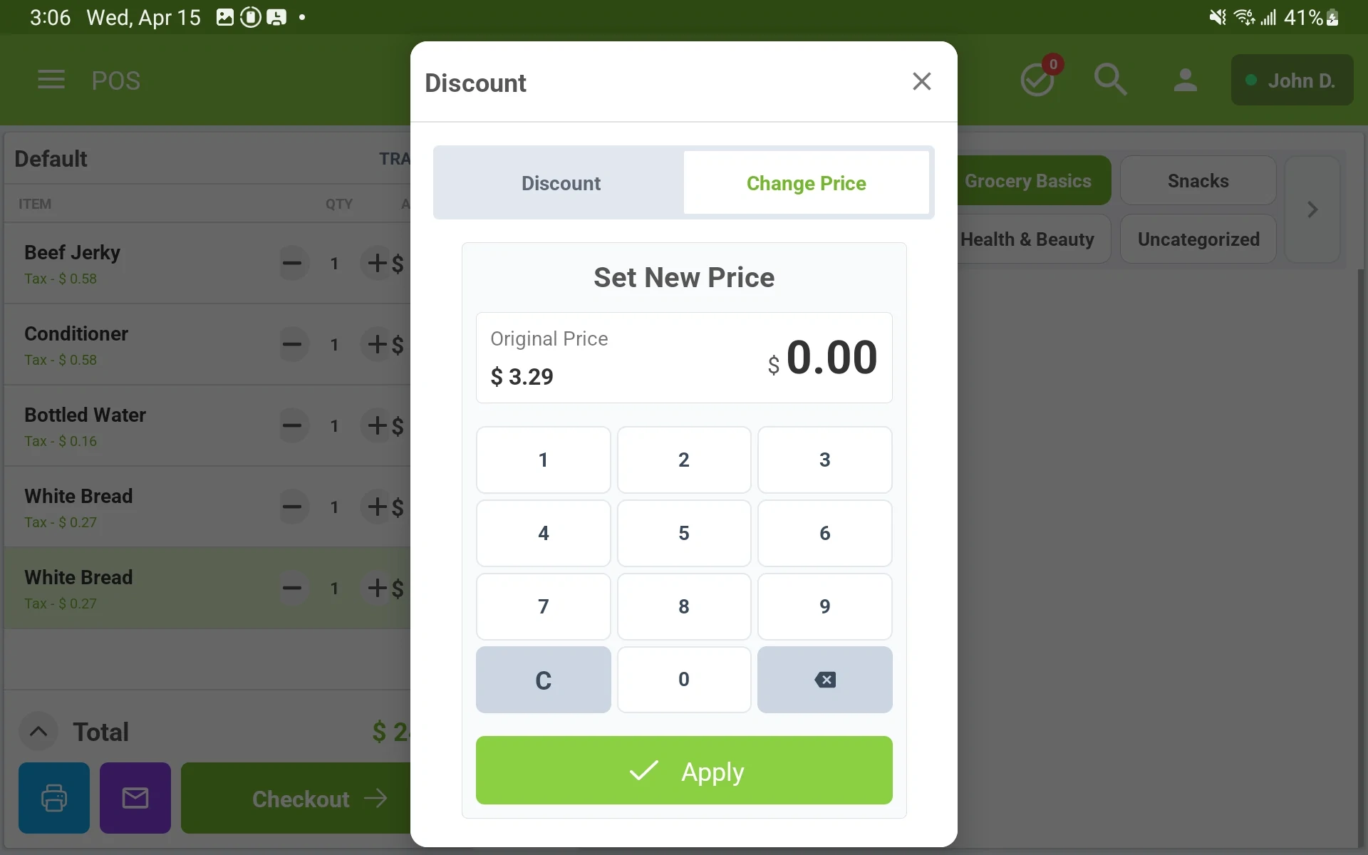 Delta1st POS Discounts