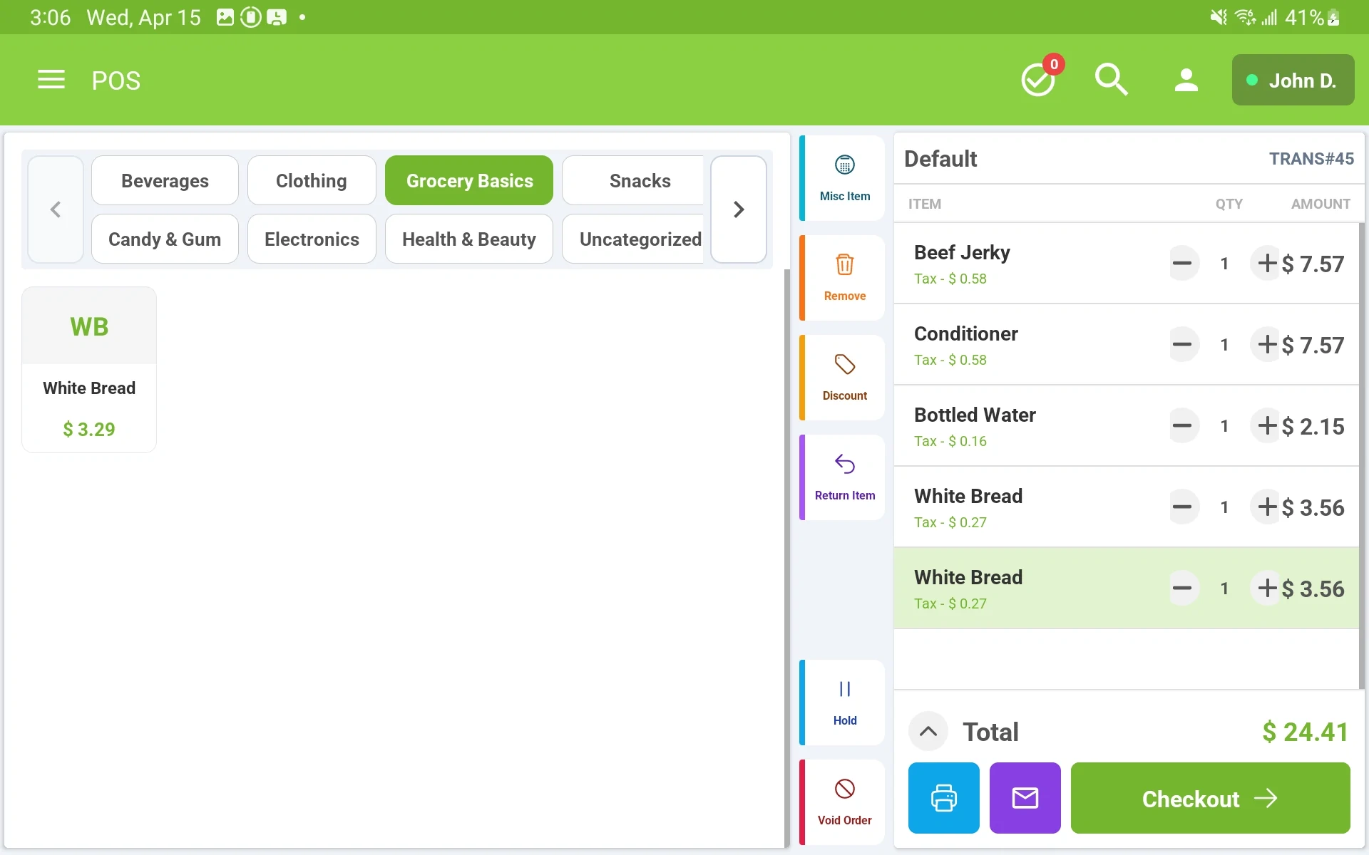 Delta1st POS Register