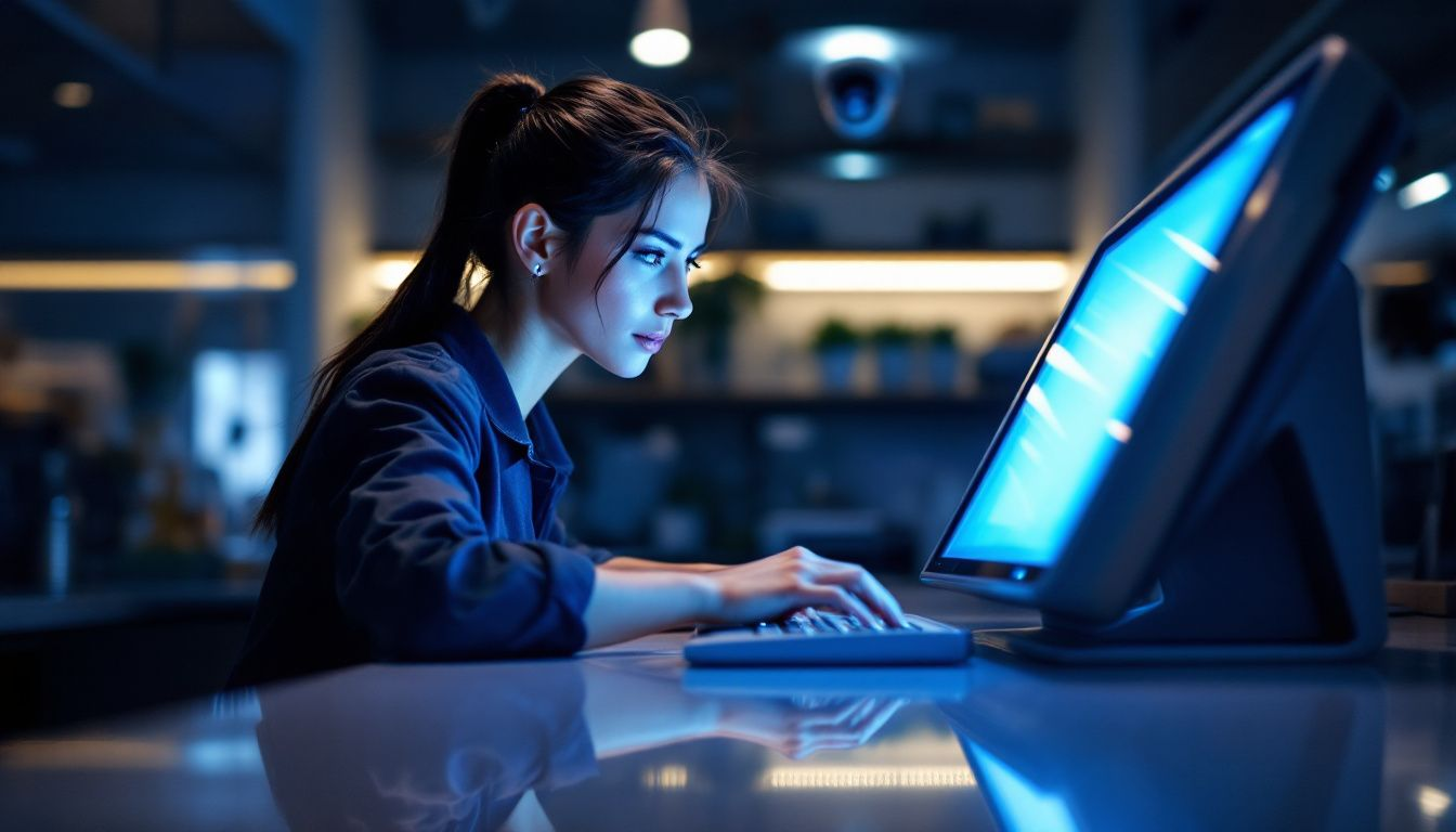 Security measures in place for POS systems.